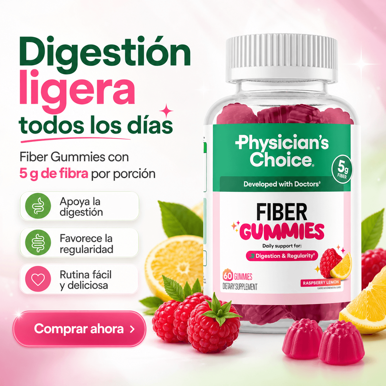Fiber Gummies - Digesty