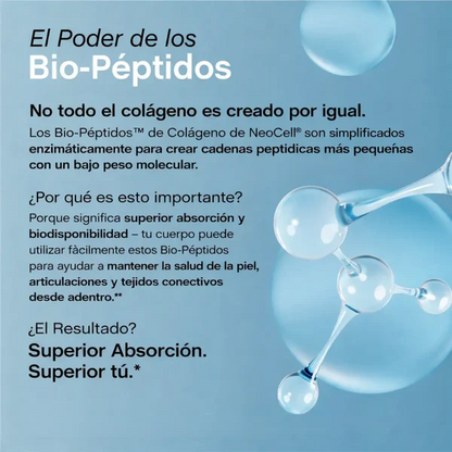 Colágeno Bio-Péptidos + Proteína | Piel, Cabello & Articulaciones · 567g