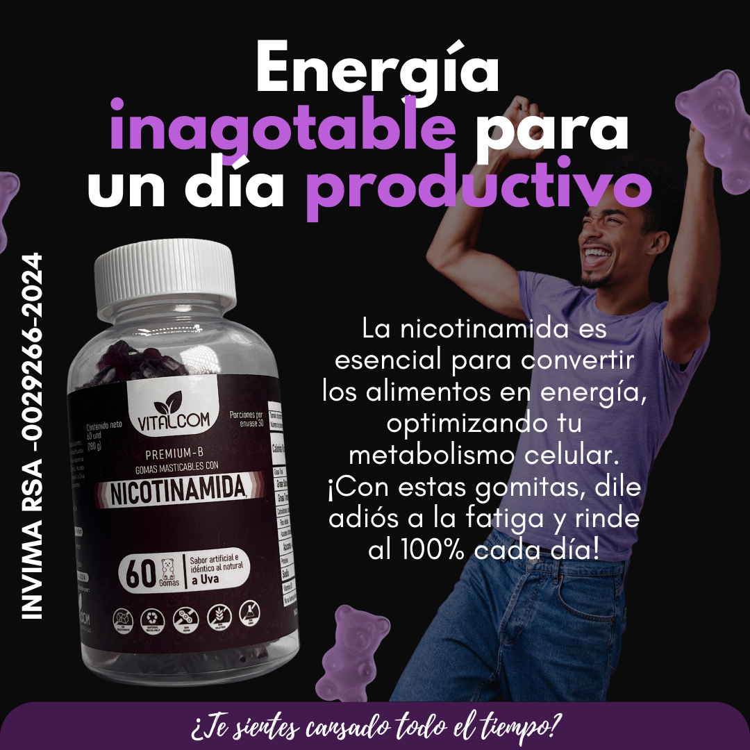 Gomas Nicotinamida (NMN) – Vitalcom