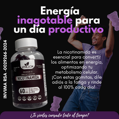 Gomas Nicotinamida (NMN) – Vitalcom