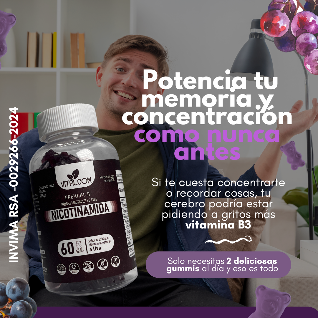 Gomas Nicotinamida (NMN) – Vitalcom