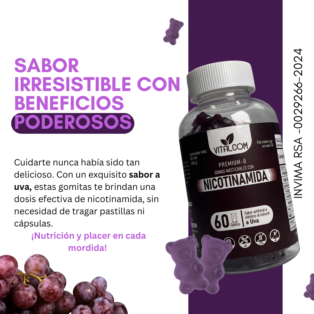 Gomas Nicotinamida (NMN) – Vitalcom