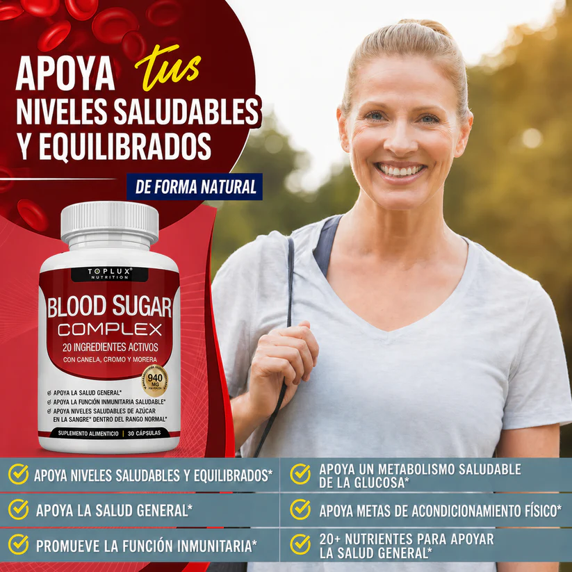 Toplux Nutrition® Blood Sugar Complex